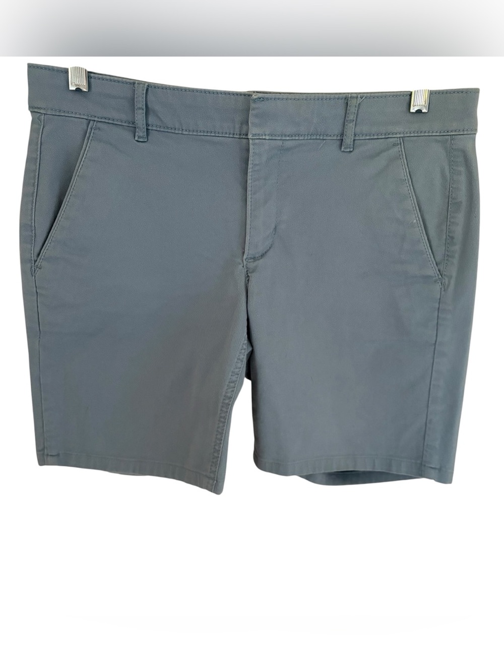 The Loft Womens Chino Style Light Blue Shorts Size 6